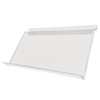 Moulded Slatwall Sloping Shelf with Lip for Shoes and Jewellery