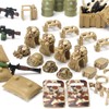 Feleph Military Weapons Play Set Building Blocks Model Accessories for