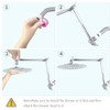19 Inch Shower Head Extension Arm, Upgrade Flexible Height &