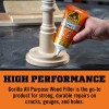 Gorilla Wood Filler 2 Pack Golden Oak Durable Water Resistant