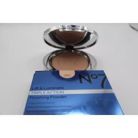 NO7 lift & luminate triple action finishing powder - deep