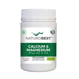 NaturoBest Calcium & Magnesium Plus K2 & D3 150g