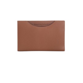 Josephine Osthoff Hamburg Flat Wallet Genuine Leather with RFID Protection, caramel, purse
