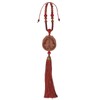 Buddha Car Pendant Peach Wood Exquisite Carving Mind Purification Wealth