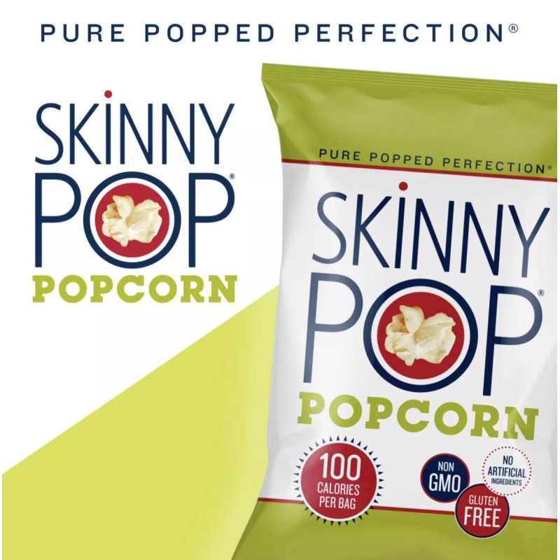 SkinnyPop Popcorn Original Snack Bags (0.65 oz., 28 ct.)