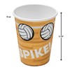 Fun Express Volleyball Party Paper Cups - 8 Pieces