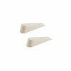 Shepherd Hardware 9162 Rubber Door Wedges, Off-White, 2-Pack