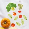 Stickly Iron-On Transfers Vegetables A5 Set for Textiles, 2 Sheets
