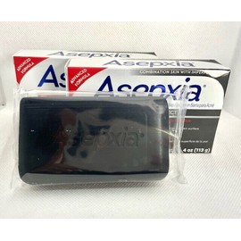 Asepxia Charcoal Acne Bar Soap( 2 Pack ) 4oz each/Jabon en Barra par Acne