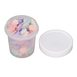 150pcs Flower Shape Glue Cup Eyelash Extension Glue Holder for Women Girls Eyelash Extension Supply 4 Colors