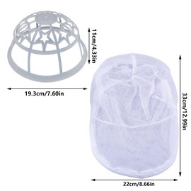 SEABABOO Cap Washer for Baseball Caps, Washing Machine, Baseball Cap, Washing Frame, Cap Holder and Mesh Laundry Bag, Cap Washing Protector, Baseball Cap Protection for Washing Machine, Dishwasher (27