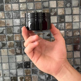 Xena Envases Pomaderos Negros 100 Ml Cosmetico Crema Balsamo X 10