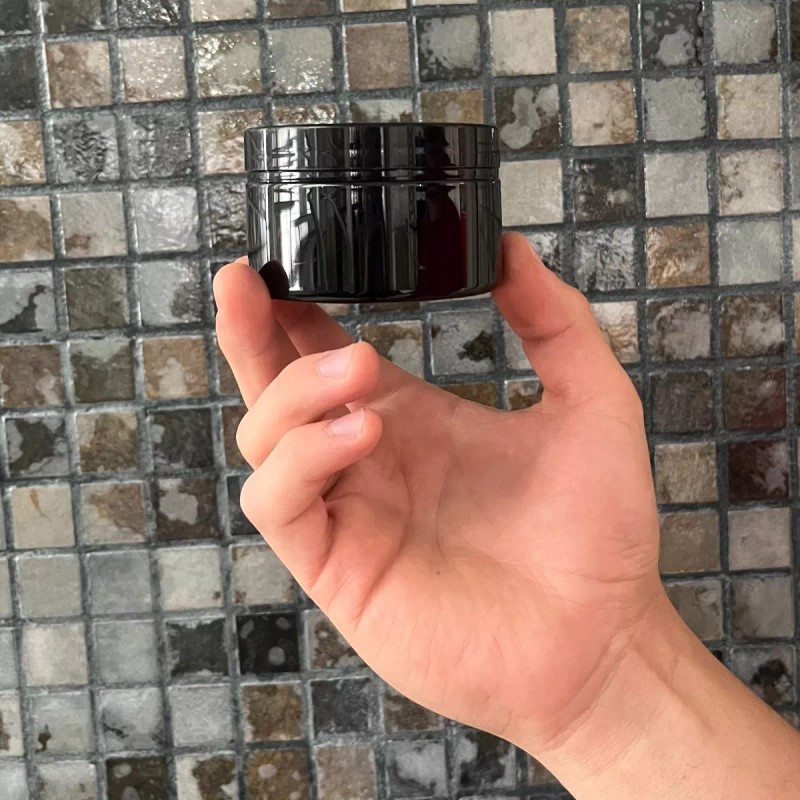 Xena Envases Pomaderos Negros 100 Ml Cosmetico Crema Balsamo X