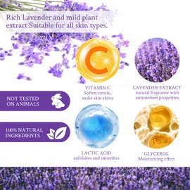 6 Pairs Lavender Foot Mask Socks Sets,Foot Peel Mask for Hard Skin,Exfoliating Foot Peel Mask,Foot Peel Mask,Feet Peeling Mask,(Suitable for Cracked Heels,Dead Skin and Dry Skin)