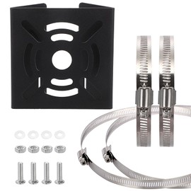 BSTKEY Monitoring Bracket, Security Camera Fixing Bracket, Security Camera Accessories, No Drilling, Belt Type, Rust Resistant Metal, Screws, Corrosion Resistant, Stable to Install on Prismatic