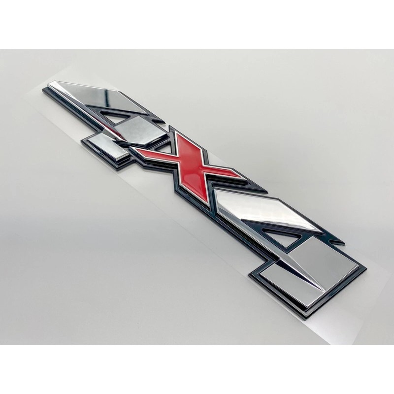 1PC Fender Rear 4x4 Emblem 3D Badge Nameplate Letter Decal