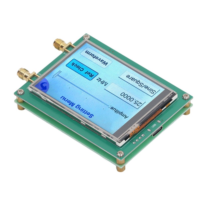 Signal Generator RF Frequency Generator Module 138‑4400MHz Touch Screen ADF4350