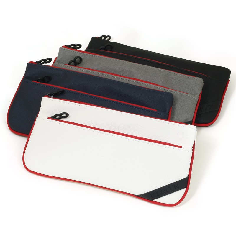 LOONLOON 360 Rainy Pencil Case, white