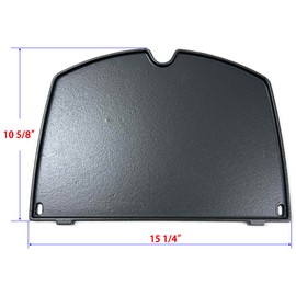 Direct Store DC137 6559 Cast Iron Cooking Griddle Replacement for Weber Q200 Q220 Q240 Q260 Q2000 Q2200 Q2400 Series, Gas Grills Griddle Fits 396001 396002 394001 566014 566001