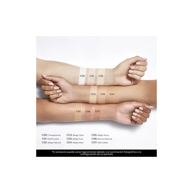 Sace Lady Base Maquillaje Polvo Compact Fijador Mate Spf30