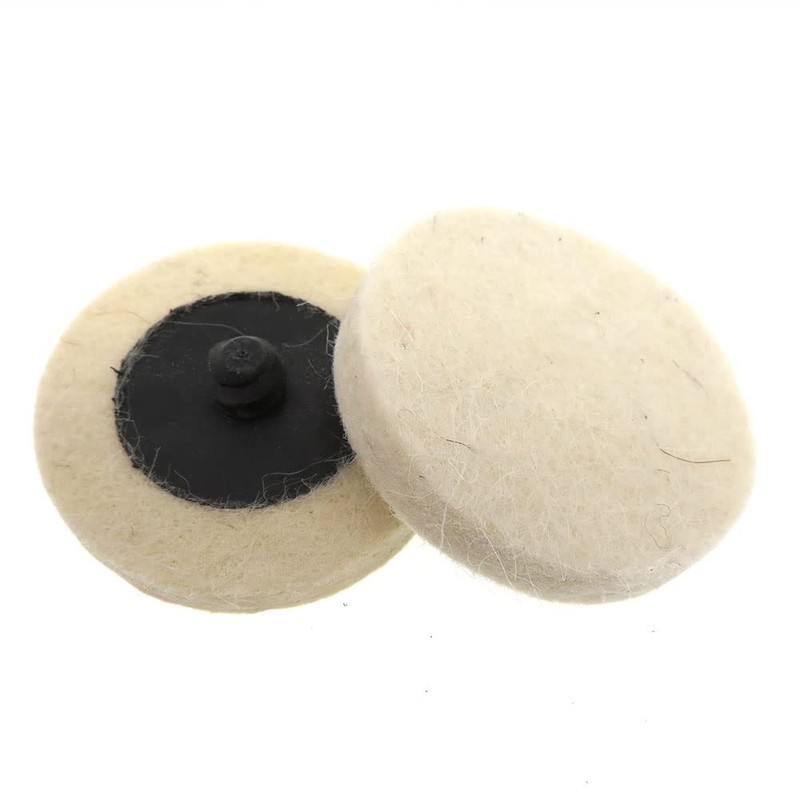 Tiardey 21 x 2 inch compressed wool fabric polishing discs