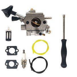MADAT 4283 120 0601 Carburetor Fit for STIHL BR800 BR800X Leaf Blower Engine Carburetor Assembly Replace 4283-120-0601 with Spark Plug Fuel Lines Filter