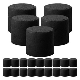 Luxshiny 25pcs Coal Disks for Incense, 2cm Charcoal Tablets for Incense, Quick Light Coal Rolls, Instant Fire Coal Tablet, Slow Burner Coal Briquettes