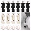 10 Sets Toilet Seat Screws Replacement Kit, Stainless Toilet Seat