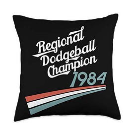 Nostalgic 80s Childhood Recess Nostalgia 80s Marco Polo Gift Distressed Throw Pillow, 18x18, Multicolor