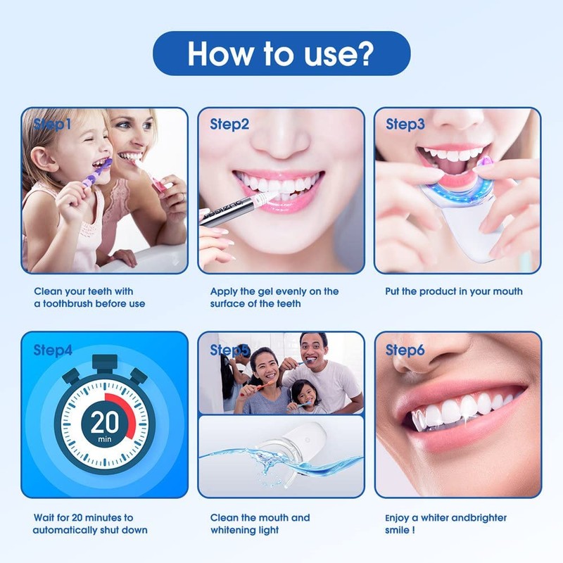 Teeth Whitening Set Teeth Whitening: Blisstaar Tooth Bleach Set for