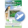Songbird Essentials WindowAlert Hawk Anti-Collision Decal (SE7015) - UV-Reflective Window