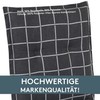 LILENO HOME Garden Chair Cushions in Yacht Checked Anthracite [Set