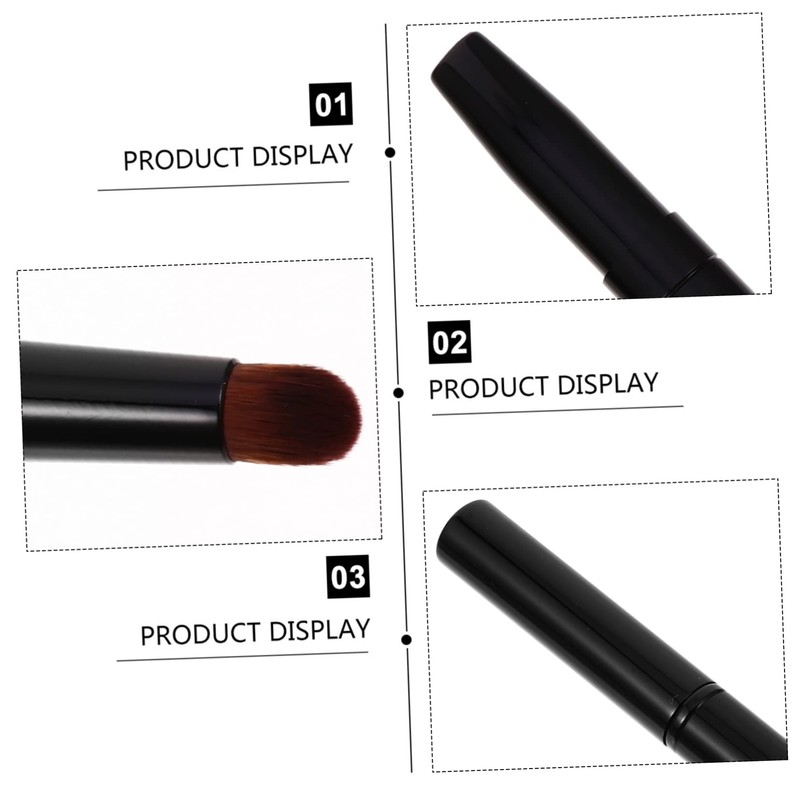 Healeved 6pcs Double-ended Eyebrow Brush Angled Brow Brush for Precise