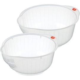  Inomata Japanese Rice Washing Bowls, Set of 2