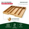 ROYAL CRAFT WOOD Bamboo Kitchen Drawer Organizer - Utensil Drawer