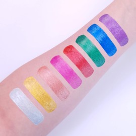 Cosmic Moon - Metallic Face Painting Pencil / Body Chalk Make-Up for Face & Body - 3.5g - Create Professional Metallic Designs Effortlessly