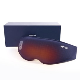 NIPLUX EMS EYE MASK Hot Eye Mask, Eye Warmer, Eye Care, Eye Treatment, Eye Mask, For Sleeping, 100% Shading Rate, Relaxing Goods, Sleeping Goods, Christmas, Birthday Present, Gift