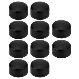 ECSiNG 10 Pieces Axle Nut End Caps Wheel Nut Caps Screw Covers 1/2" Flat Head Hex Socket Cover Protectors for Walker Walker Compatible with Drive R726 R728