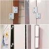 ITROLLE 4PCS White Lift Off Hinges Flag Hinges Detachable Hinges