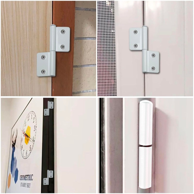 ITROLLE 4PCS White Lift Off Hinges Flag Hinges Detachable Hinges