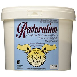5-LB Pail-Restoration Hypoallergenic Powder To Clean Antique & Delicate Linens Safely.