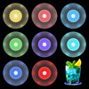 Joycabin Pack of 8 LED Coasters, Colourful LED Coasters, Luminous