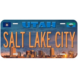 Salt Lake City Utah Novelty Car Auto License Plate