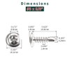 #8 x 5/8" Phillips Wafer Head Sheet Metal Tek Screws