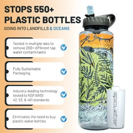 Epic Water Filters Nalgene OG Water Bottle with Filter, USA Made, BPA Free, Removes 99.99% Tap Water Contaminants, Forever Chemicals