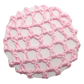 Topkids Accessories Knot Ribbon Hair Bun for Ballet Hair Bun for Wedding Hair Net Bridal Hair Accessories Suitable for Girls, Women, Ladies, Children (Pink)