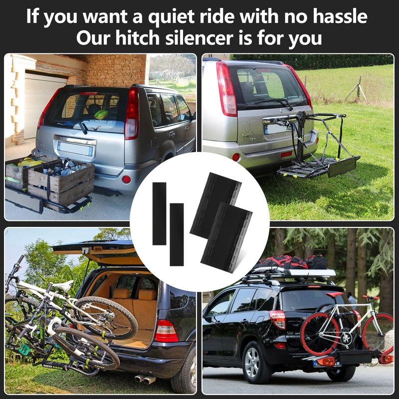Trailer Hitch Anti-Rattle Hitch Silencer for 2" Hitches - Eliminates