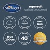 Silentnight Supersoft Quilted Bedspread - Add a Layer of Extra