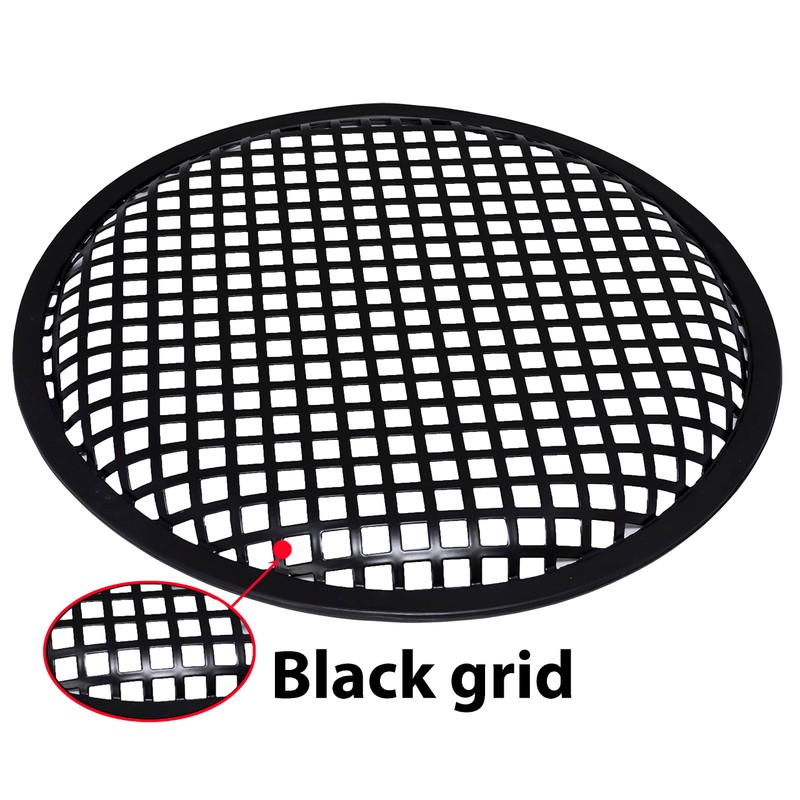 AERZETIX - C66075 Set of 2 Protective Nets for Speakers/Subwoofer