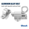 Litensh Self-Closing Latch, Spring Door Lock Latch，Resilient Bolt Latch, Spring